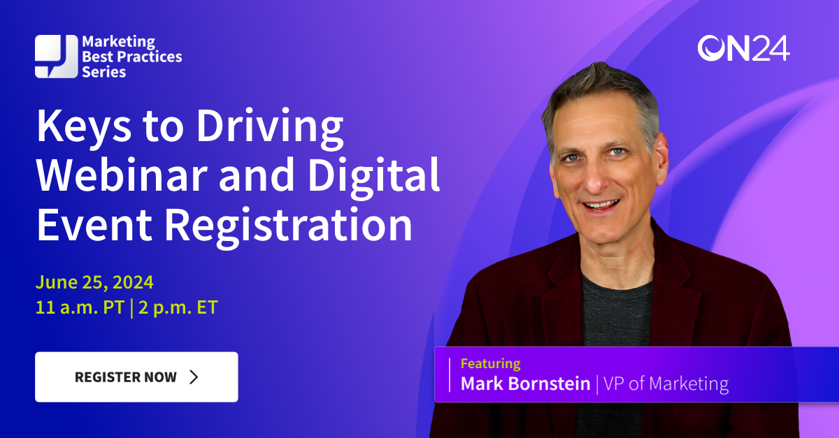Keys to Driving Webinar and Digital Event Registration