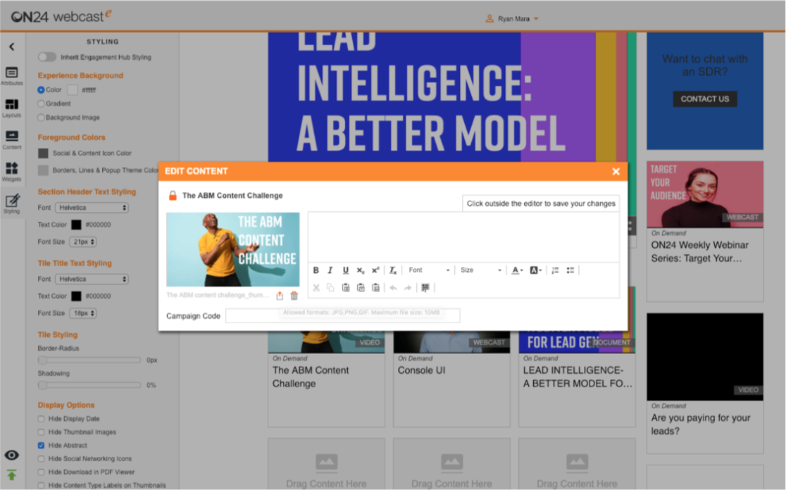 Online webinar event