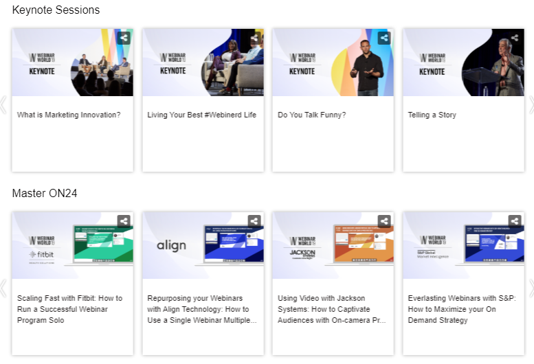 Virtual webinar podium
