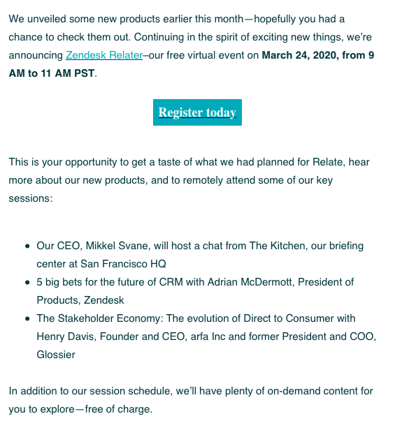 Online Event Marketing