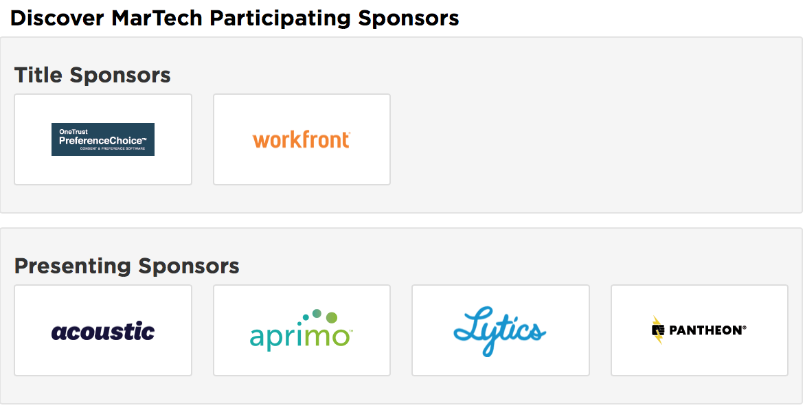 MarTech conference