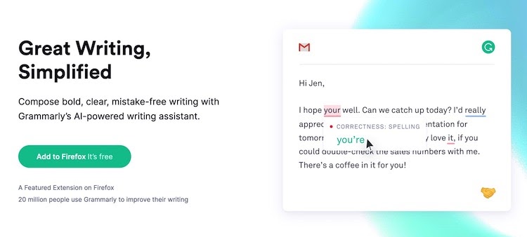 Grammarly Writing