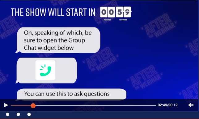 Webinar Success