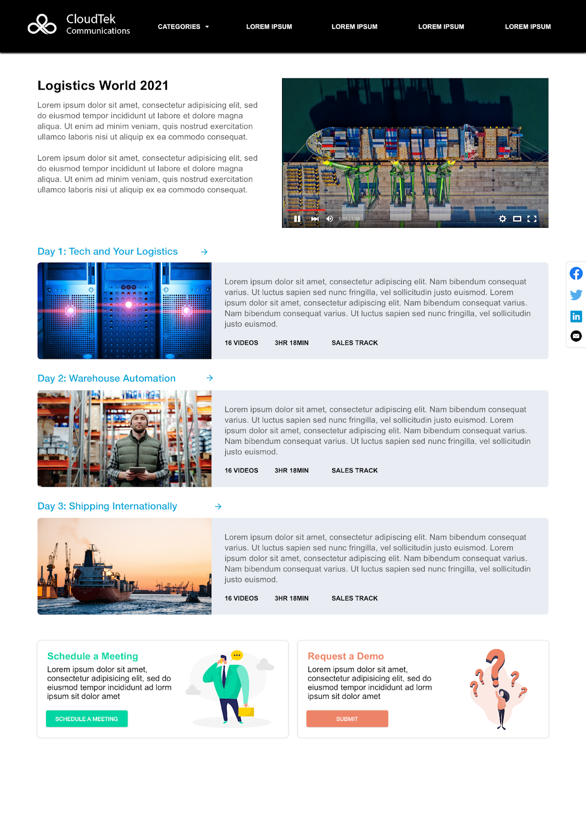 Webinar Category Page