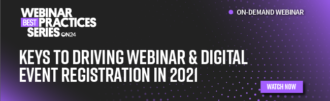 Discover how to drive webinar and digital event registration in this on-demand webinar.