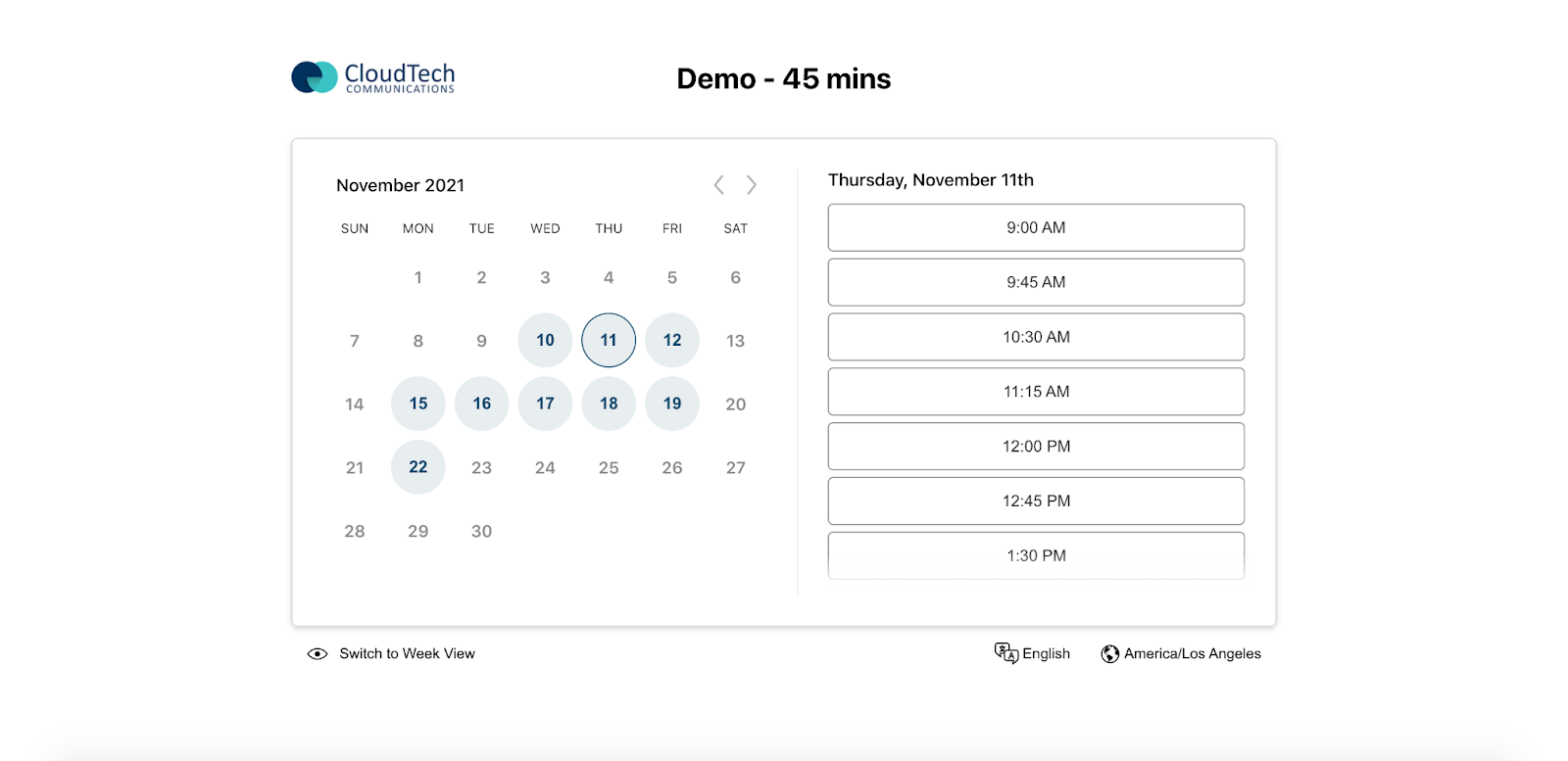 Meeting Scheduler