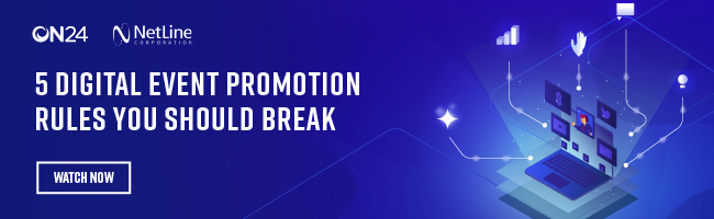 Discover the five digital event promotion rules you should promote in this on-demand webinar.