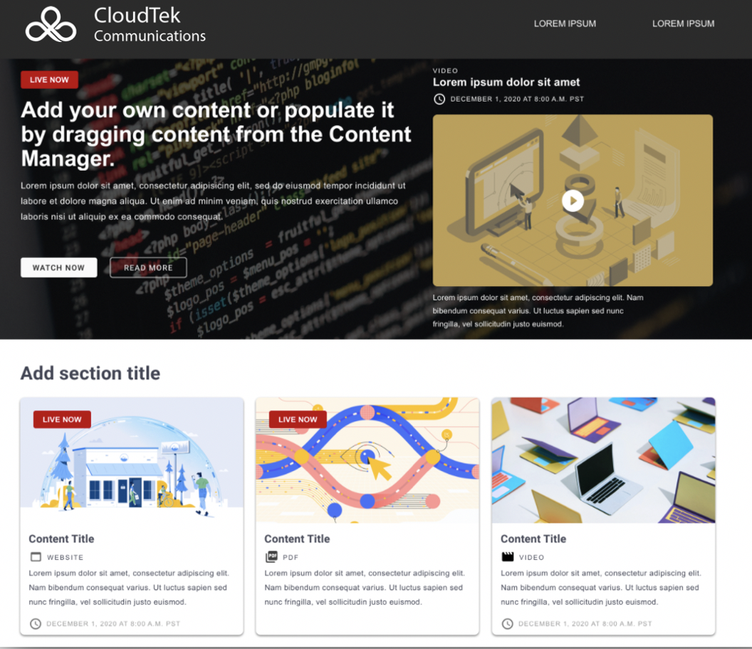 Webinar Platform Image