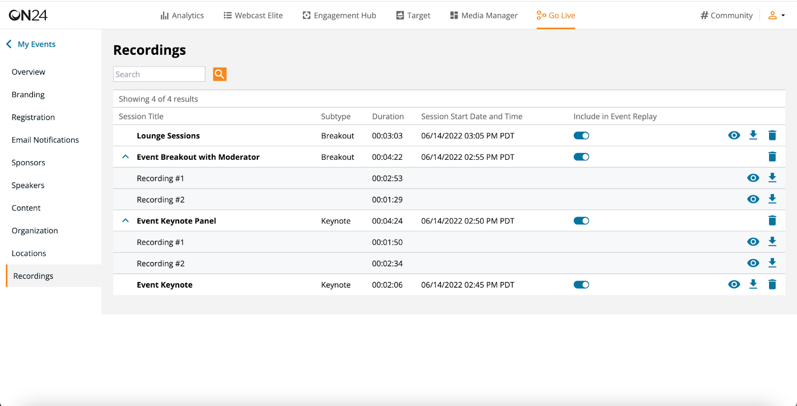 Webinar Recordings