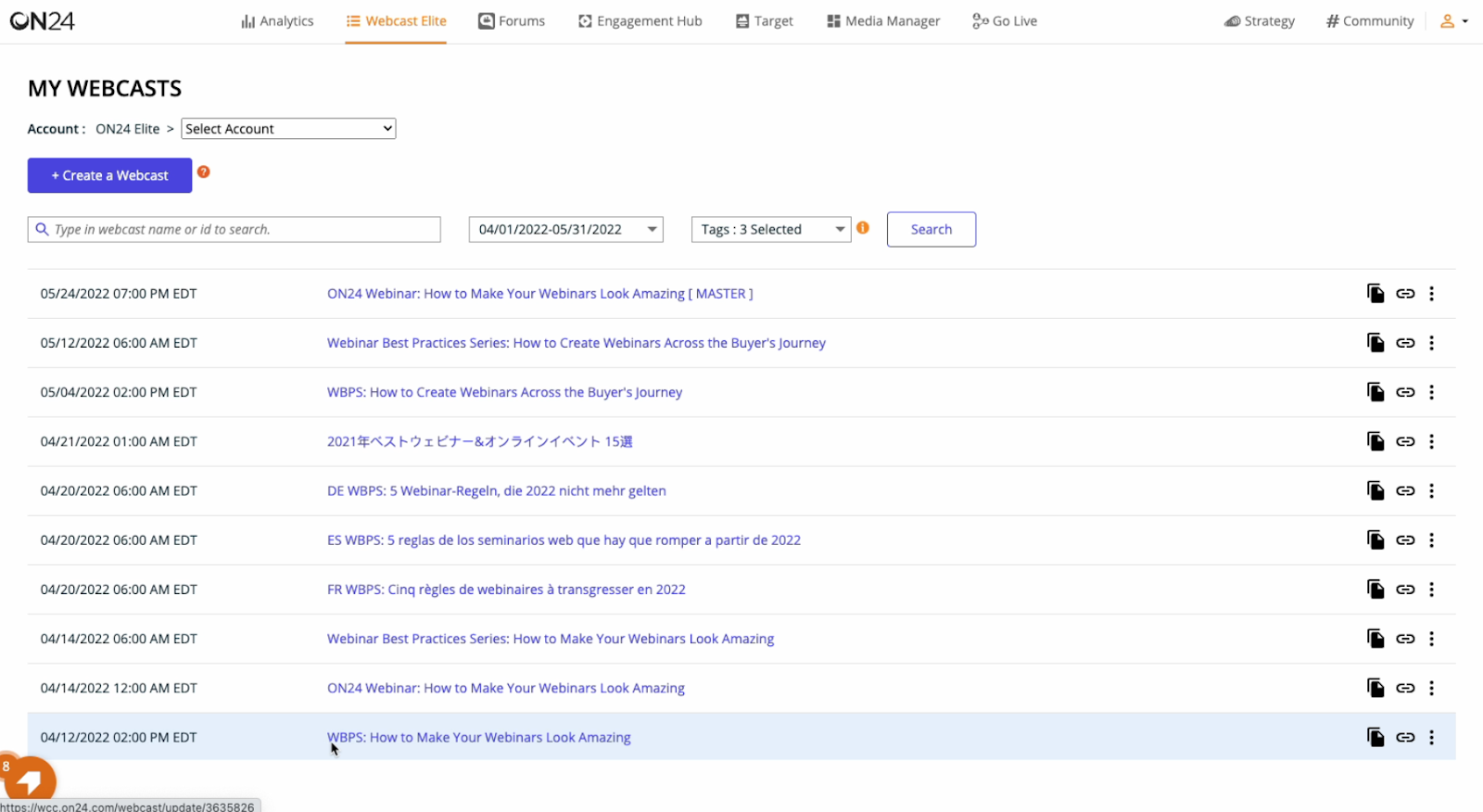 Digital Webinar Platform