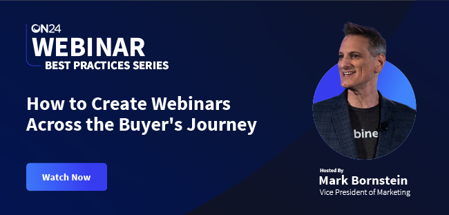 Webinars Across Buyers Journey