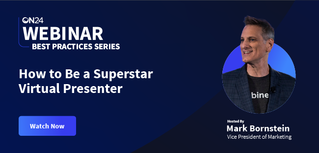 How to Be a Superstar Virtual Presenter