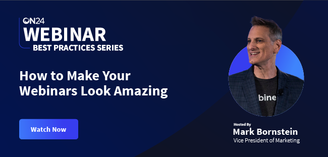 Make your webinars look amazing