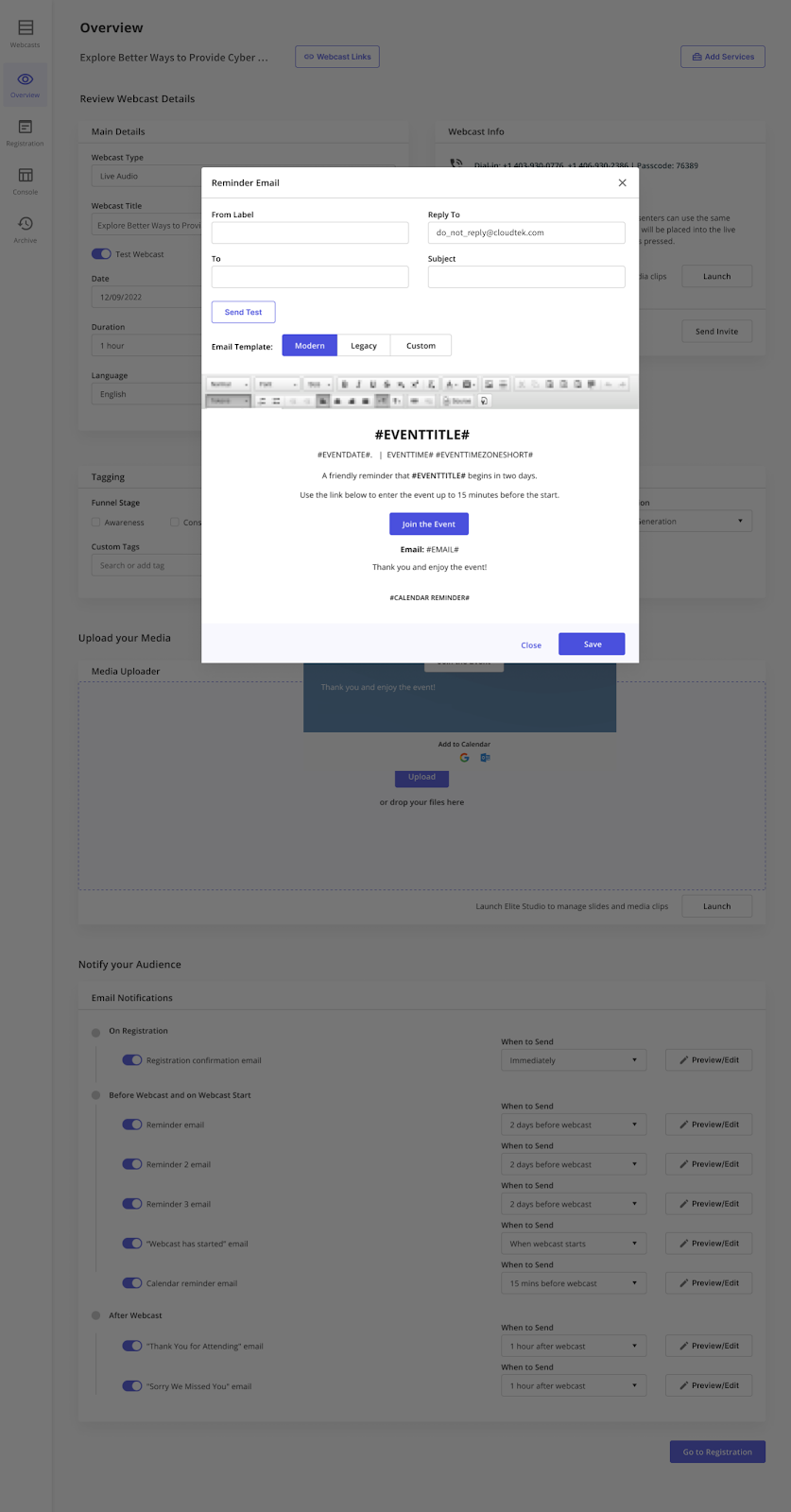 Digital Events Platform