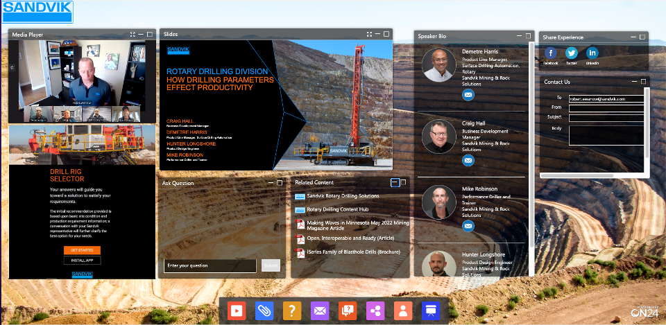 A Sandvik Webinaire