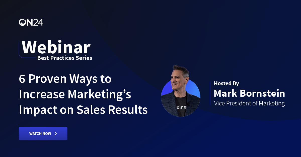 Discover 6 proven ways to increase marketing's impact on sales results.
