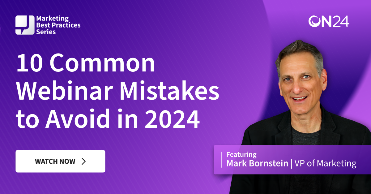 10 common webinar mistakes to avoid