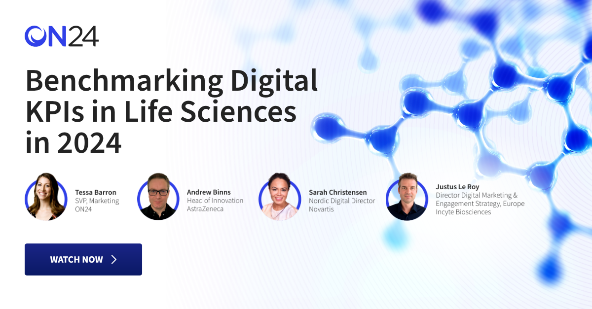 Evaluación comparativa de los KPI digitales en ciencias de la vida en 2024