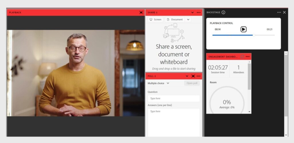 adobe connect webinar screenshot