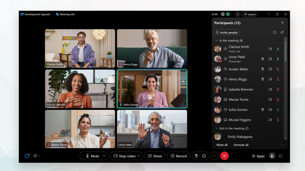 webex webinar screenshot