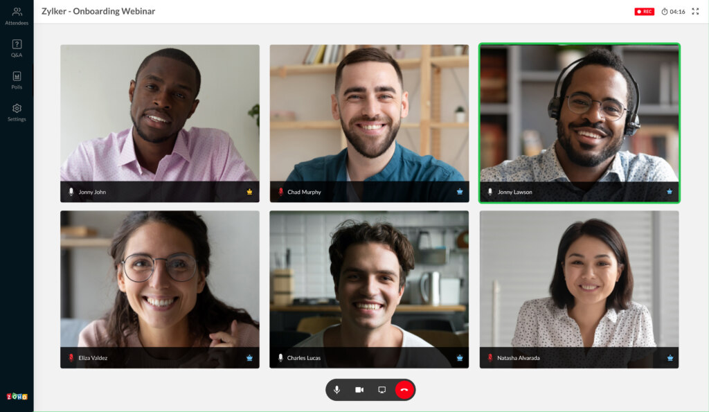 zoho screenshot