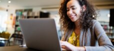 lady at laptop