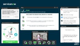 Servicenow webinar console