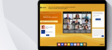 Webinar in tablet