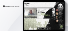 Treasure wine estates webinar in tablet