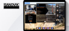 Sandvik webinar in tablet
