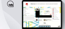 TAFE Queensland webinar in tablet