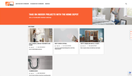 Content hub WTR Winner 2024 Home Depot Carousel